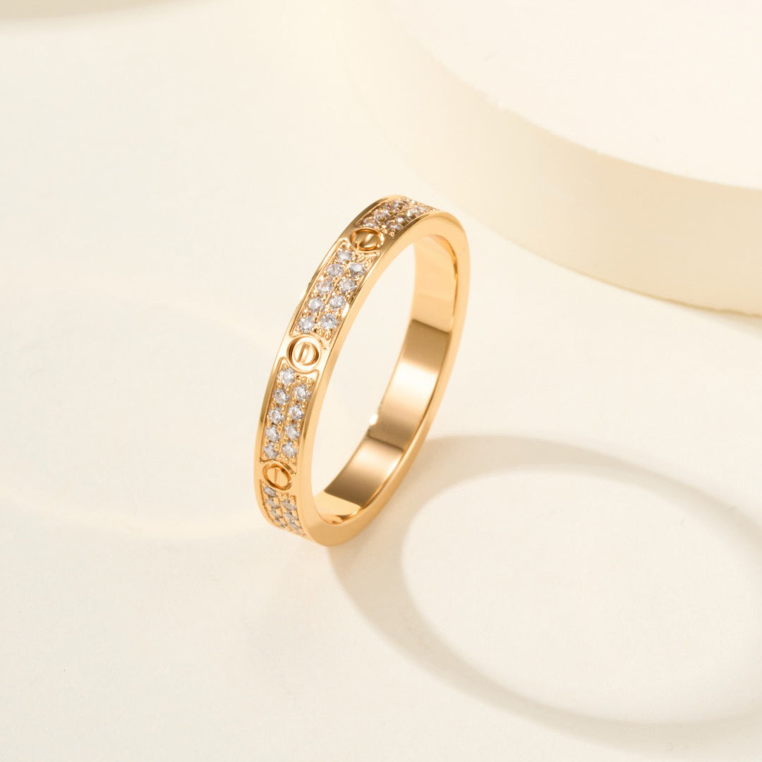 [Lumi Jewelry]LOVE RING 2.65MM DIAMOND