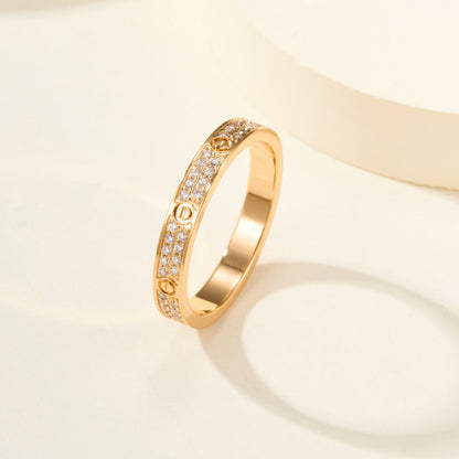 [Lumi Jewelry]LOVE RING 2.65MM DIAMOND
