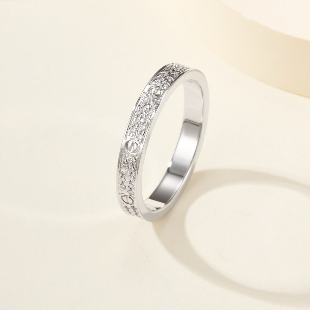 [Lumi Jewelry]LOVE RING 2.65MM DIAMOND