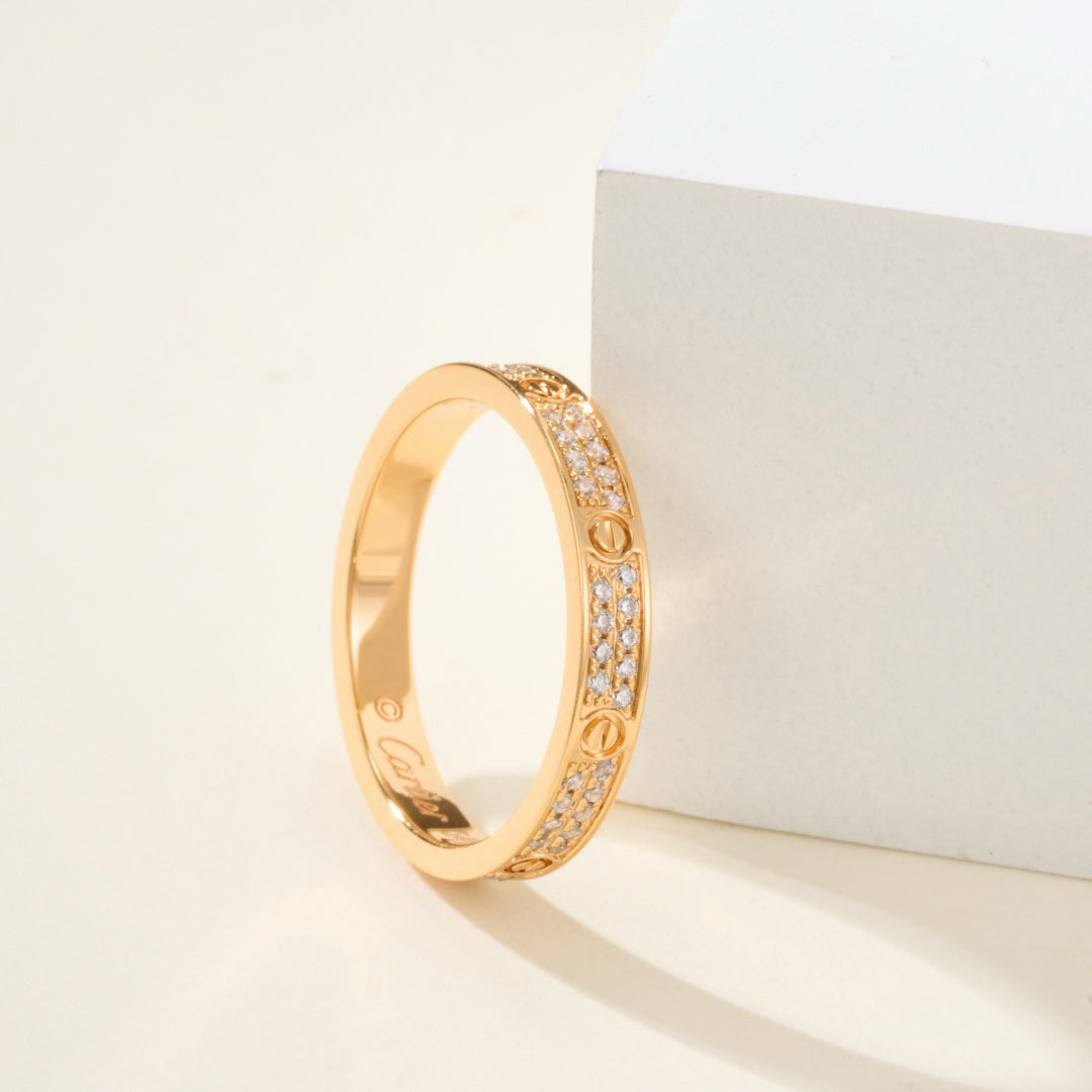 [Lumi Jewelry]LOVE RING 2.65MM DIAMOND