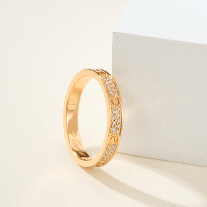 [Lumi Jewelry]LOVE RING 2.65MM DIAMOND