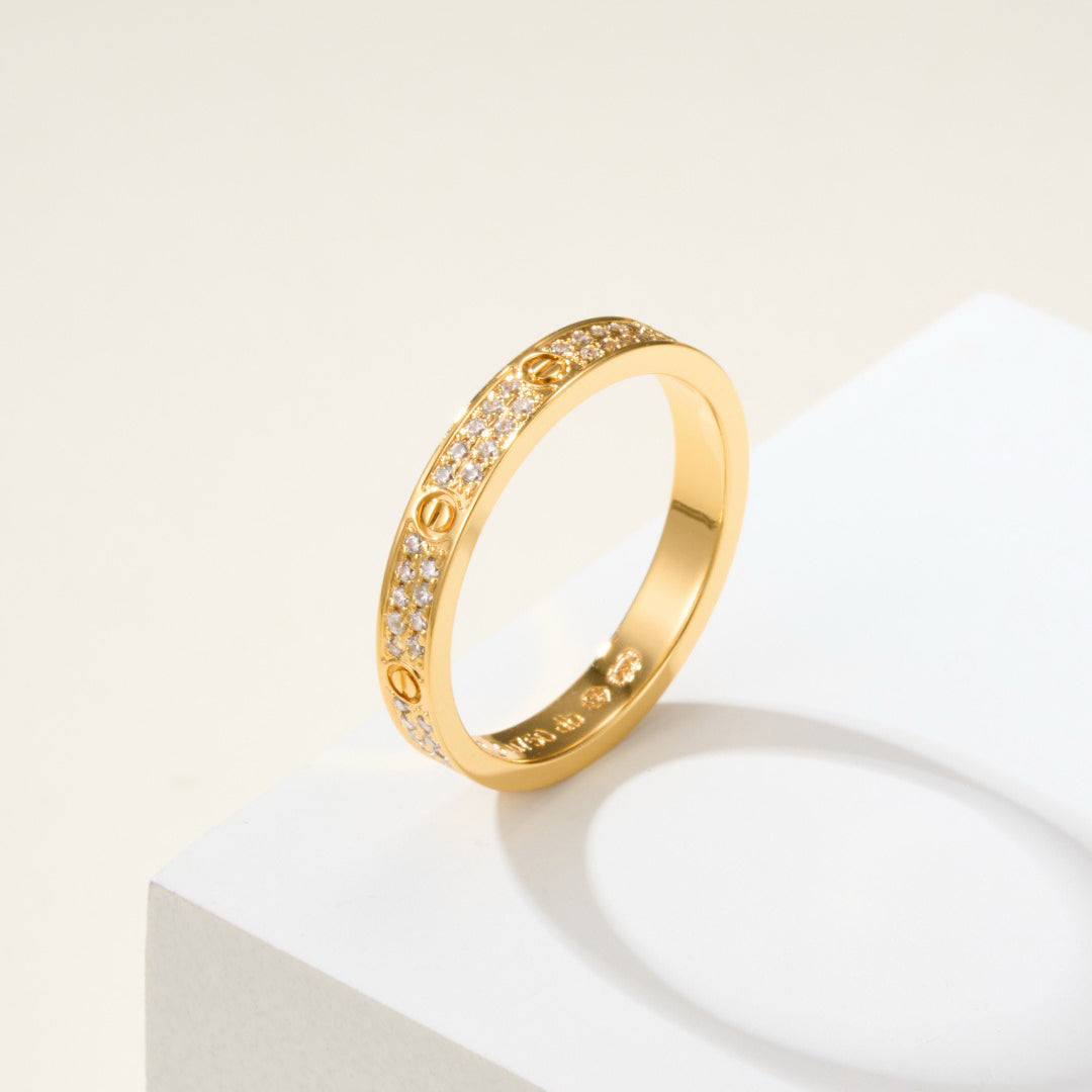 [Lumi Jewelry]LOVE RING 2.65MM DIAMOND