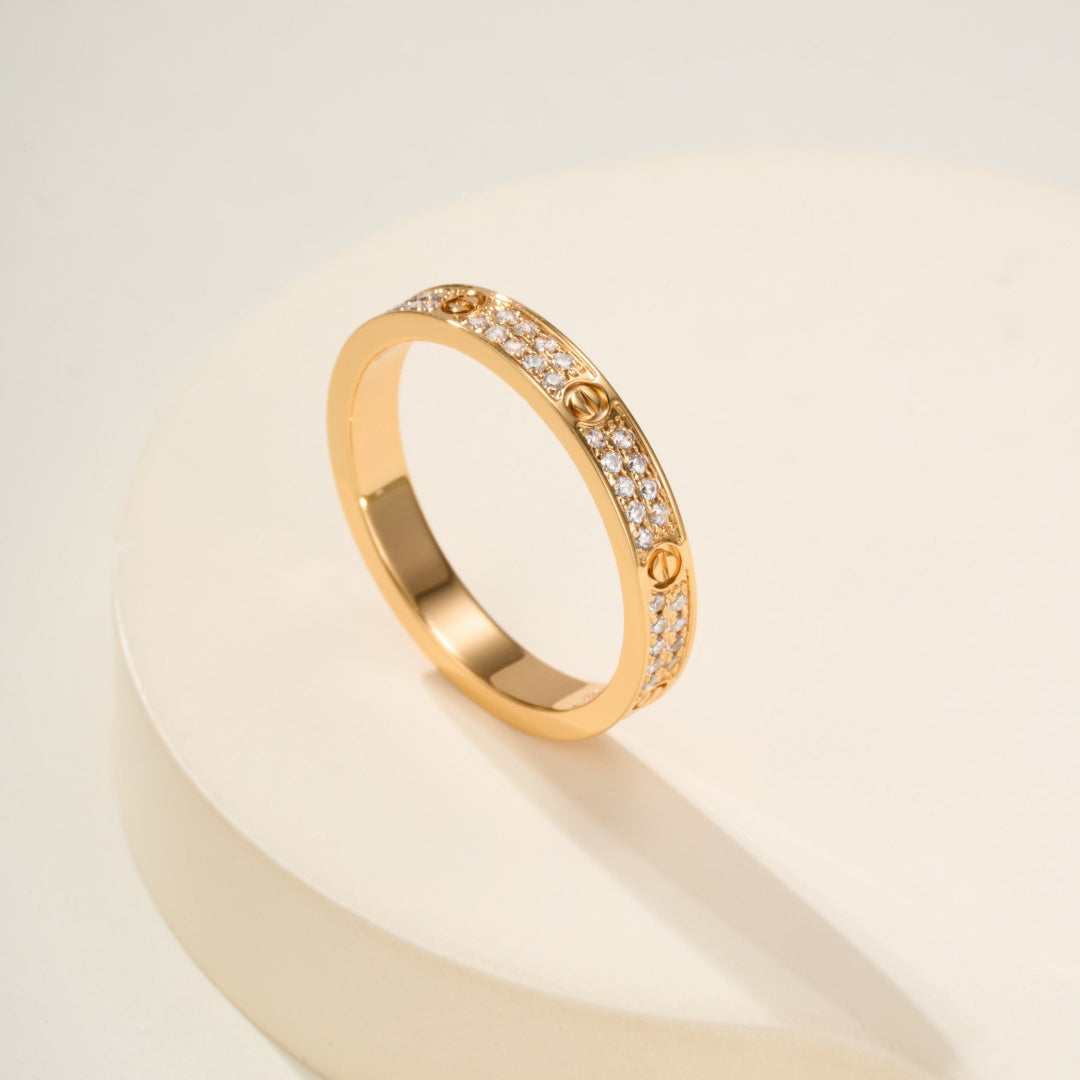 [Lumi Jewelry]LOVE RING 2.65MM DIAMOND