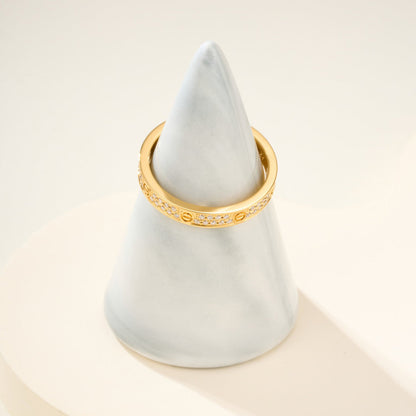 [Lumi Jewelry]LOVE RING 2.65MM DIAMOND