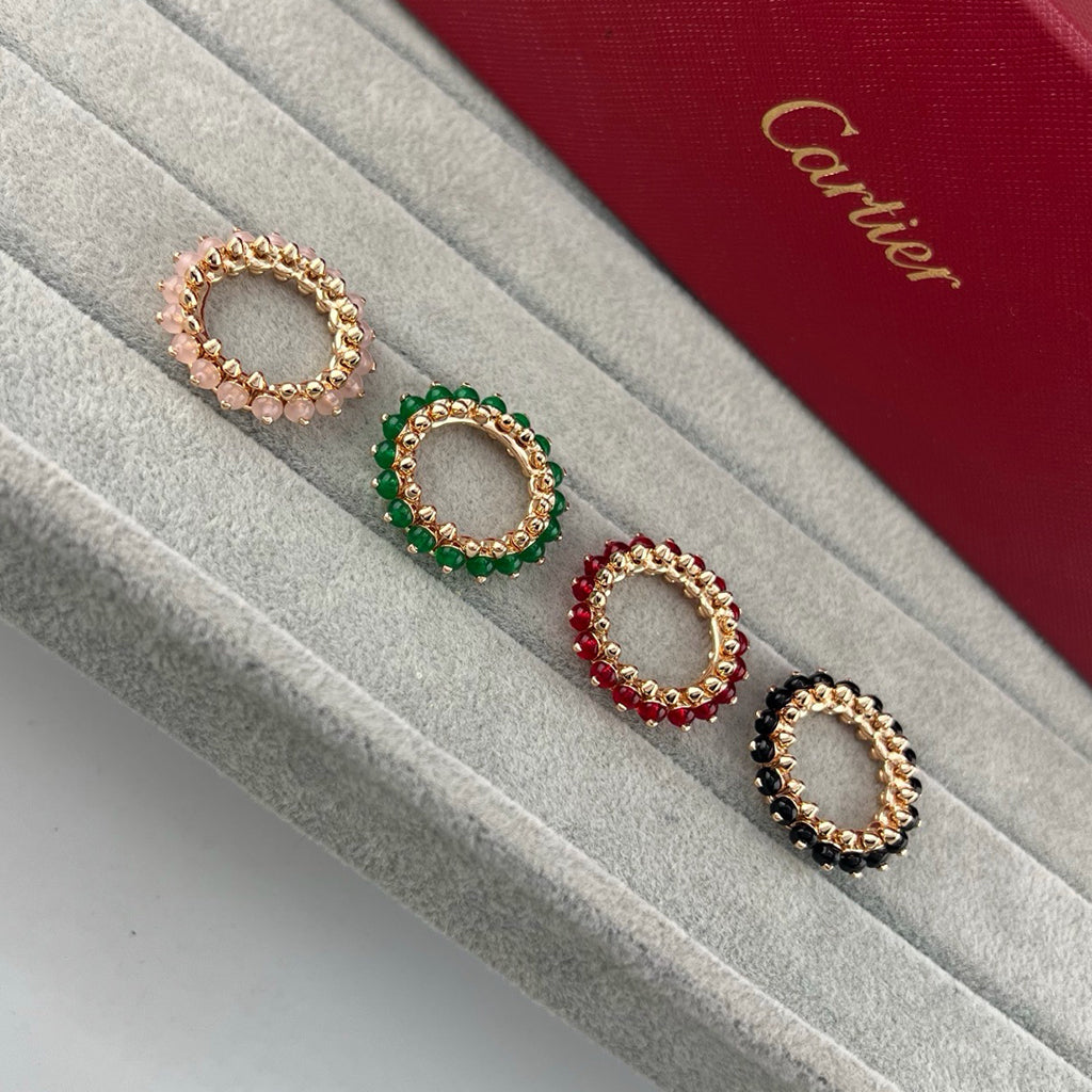 [Lumi Jewelry]CLASH 7.9MM AGATE CHALCEDONY RING