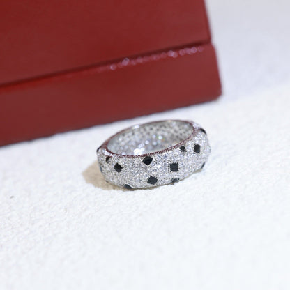 [Lumi Jewelry]PANTHERE SPOTTED FULL DIAMOND RING