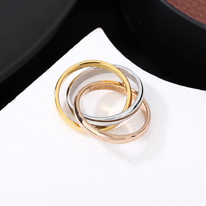 [Lumi Jewelry]TRINITY 3.2MM RING COLLECTION
