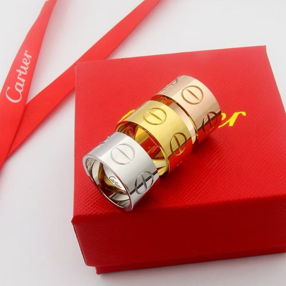 [Lumi Jewelry]LOVE 11MM LARGE RING