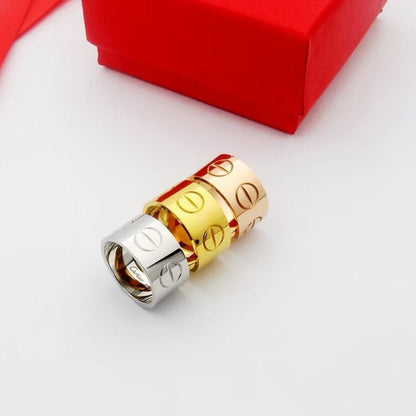 [Lumi Jewelry]LOVE 11MM LARGE RING