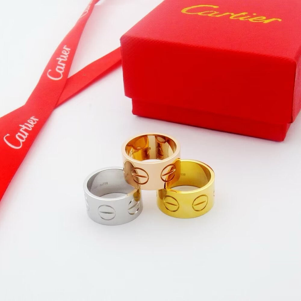 [Lumi Jewelry]LOVE 11MM LARGE RING
