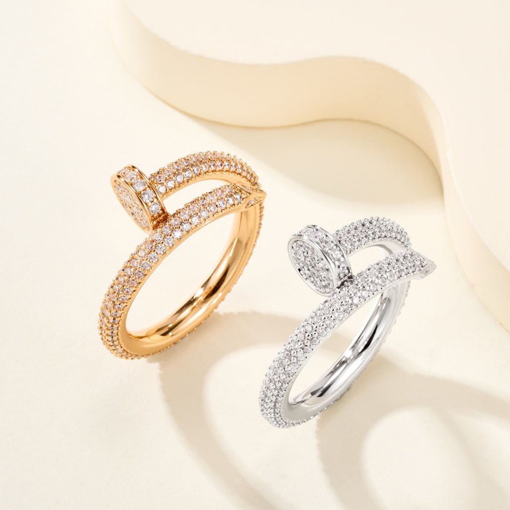 [Lumi Jewelry]JUSTE RING 2.6MM FULL DIAMOND