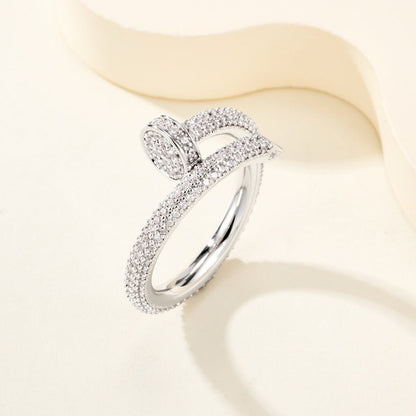 [Lumi Jewelry]JUSTE RING 2.6MM FULL DIAMOND