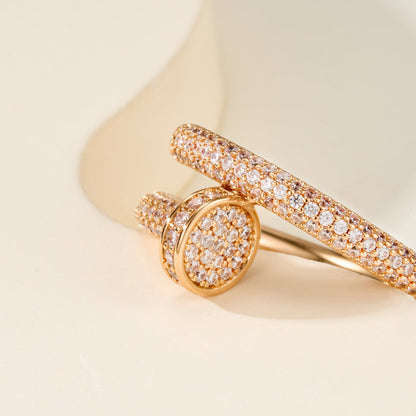 [Lumi Jewelry]JUSTE RING 2.6MM FULL DIAMOND