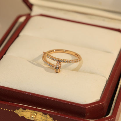 [Lumi Jewelry]JUSTE 1.8MM FULL DIAMOND RING