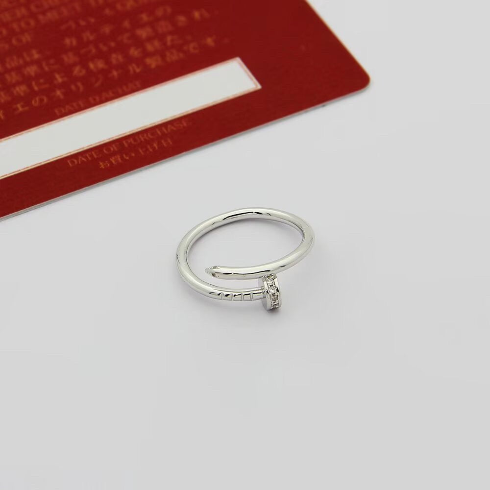 [Lumi Jewelry]JUSTE 1.8MM HALF DIAMOND RING