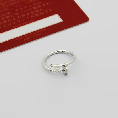 [Lumi Jewelry]JUSTE 1.8MM HALF DIAMOND RING