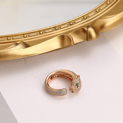 [Lumi Jewelry]PANTHERE FULL DIAMOND SMALL RING