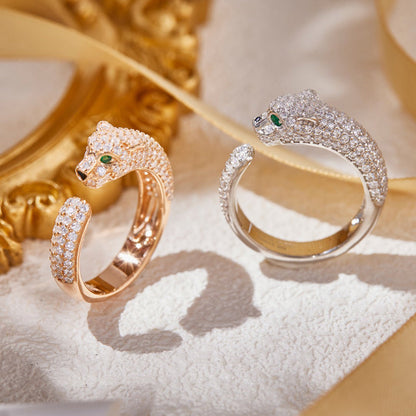 [Lumi Jewelry]PANTHERE FULL DIAMOND SMALL RING