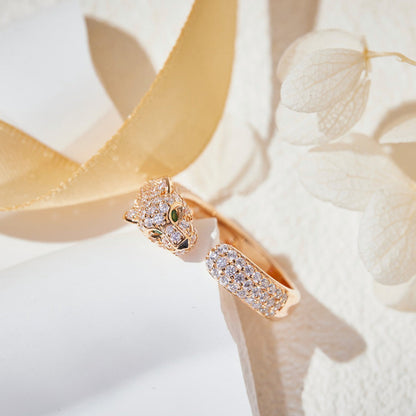 [Lumi Jewelry]PANTHERE FULL DIAMOND SMALL RING