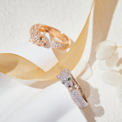 [Lumi Jewelry]PANTHERE FULL DIAMOND SMALL RING