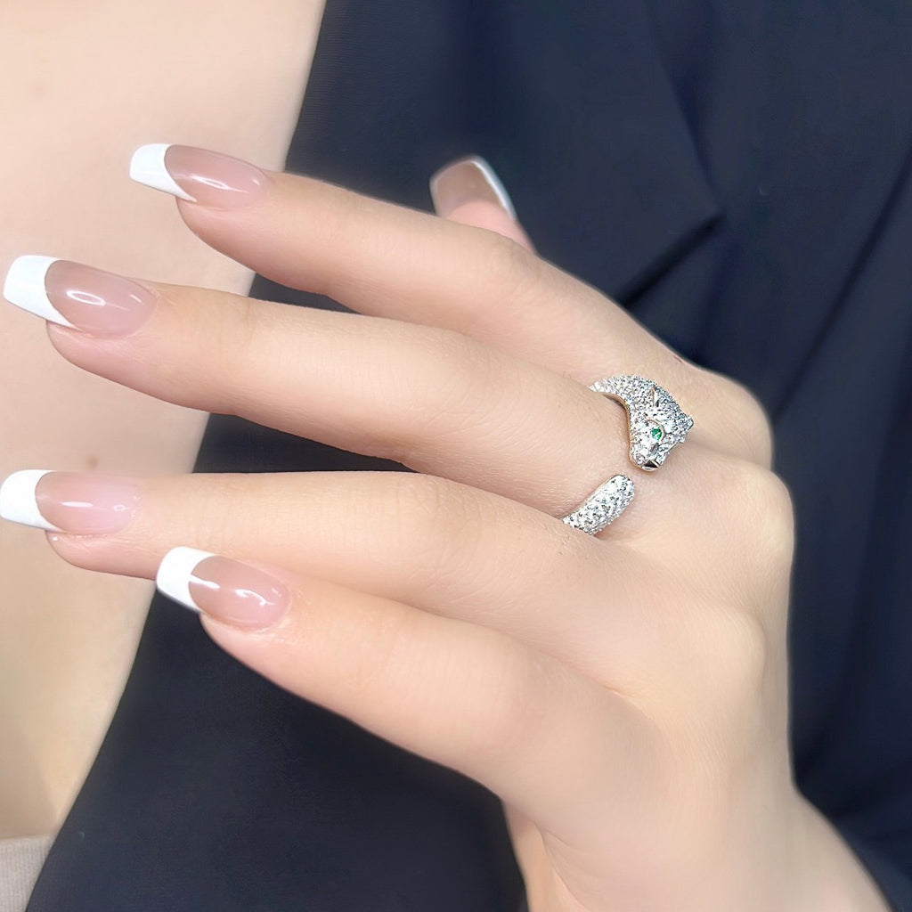 [Lumi Jewelry]PANTHERE FULL DIAMOND SMALL RING