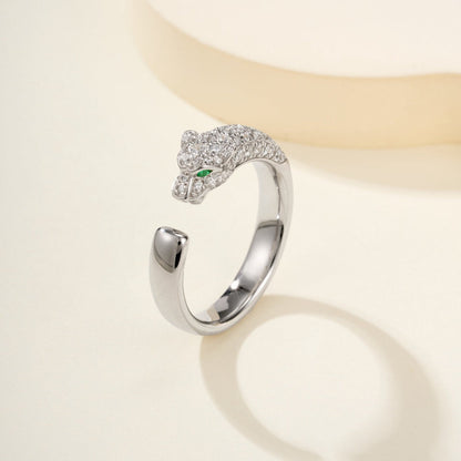 [Lumi Jewelry]PANTHERE HALF DIAMOND SMALL RING
