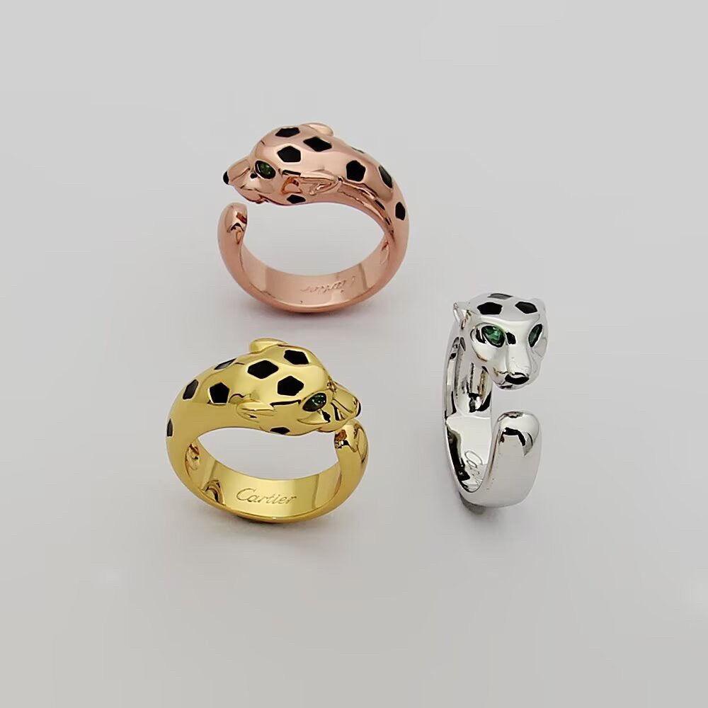 [Lumi Jewelry]PANTHERE SPOTTED MEDIUM RING