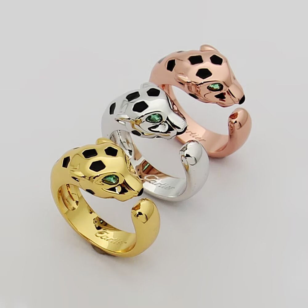 [Lumi Jewelry]PANTHERE SPOTTED MEDIUM RING