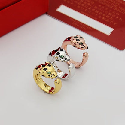 [Lumi Jewelry]PANTHERE SPOTTED MEDIUM RING