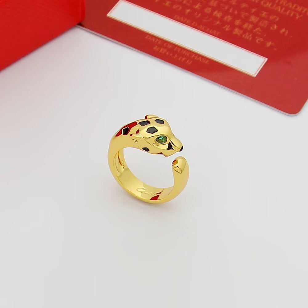 [Lumi Jewelry]PANTHERE SPOTTED MEDIUM RING