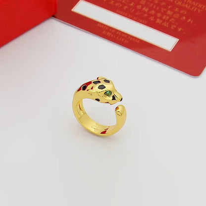 [Lumi Jewelry]PANTHERE SPOTTED MEDIUM RING