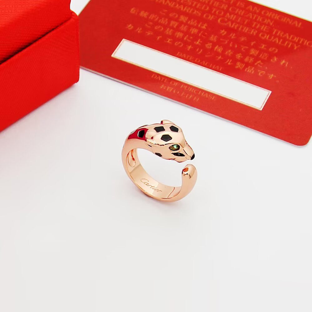 [Lumi Jewelry]PANTHERE SPOTTED MEDIUM RING