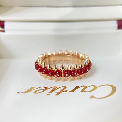 [Lumi Jewelry]CLASH 7.9MM AGATE CHALCEDONY RING