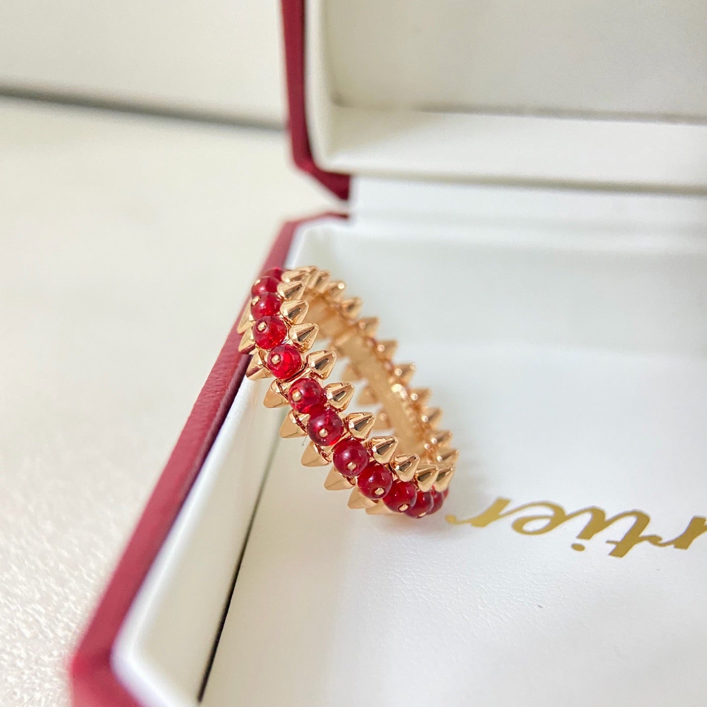 [Lumi Jewelry]CLASH 7.9MM AGATE CHALCEDONY RING