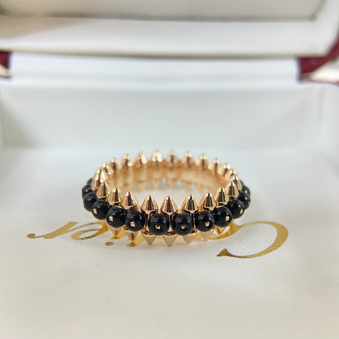 [Lumi Jewelry]CLASH 7.9MM AGATE CHALCEDONY RING