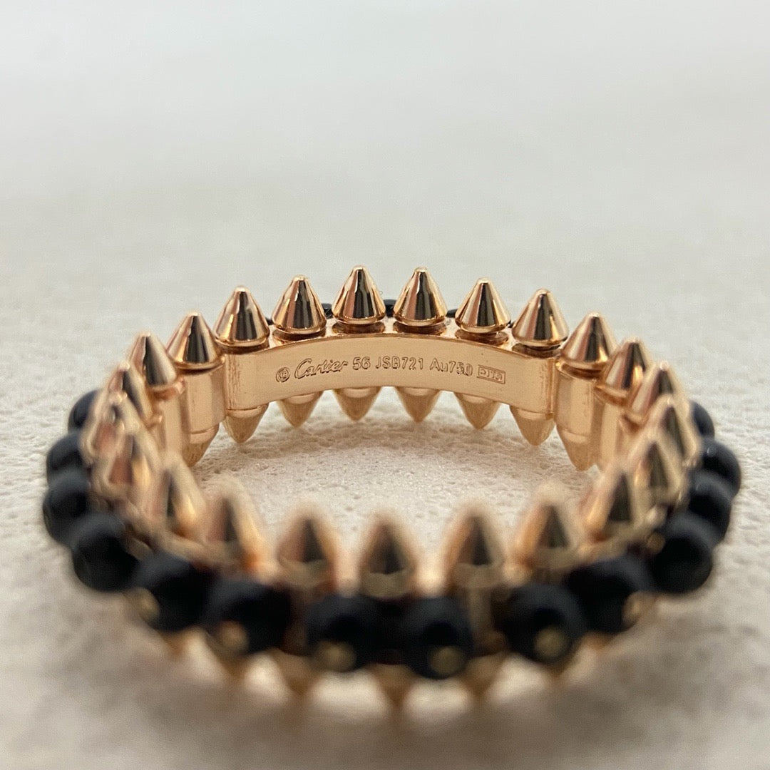 [Lumi Jewelry]CLASH 7.9MM AGATE CHALCEDONY RING
