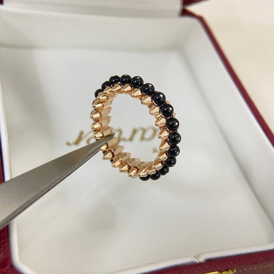 [Lumi Jewelry]CLASH 7.9MM AGATE CHALCEDONY RING
