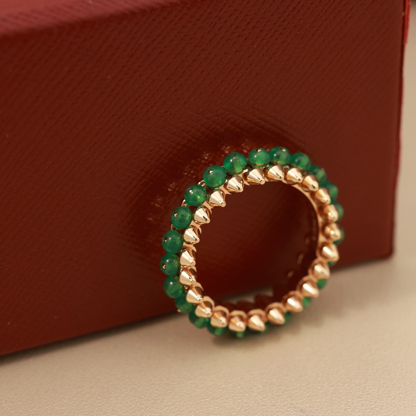 [Lumi Jewelry]CLASH 7.9MM AGATE CHALCEDONY RING