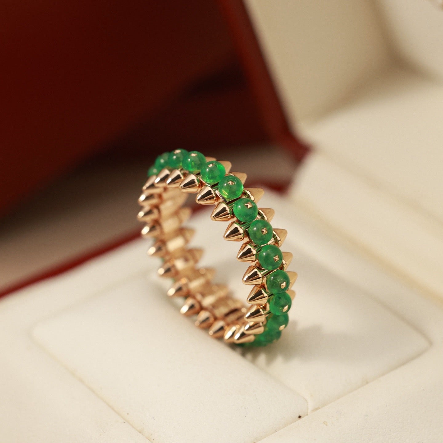 [Lumi Jewelry]CLASH 7.9MM AGATE CHALCEDONY RING
