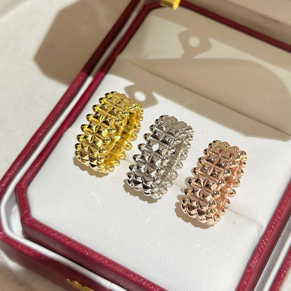 [Lumi Jewelry]CLASH 9.2MM DOUBLE ROW RING