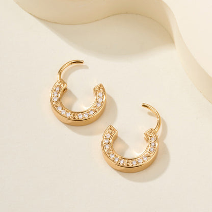 [Lumi Jewelry]LOVE DIAMOND EARRINGS