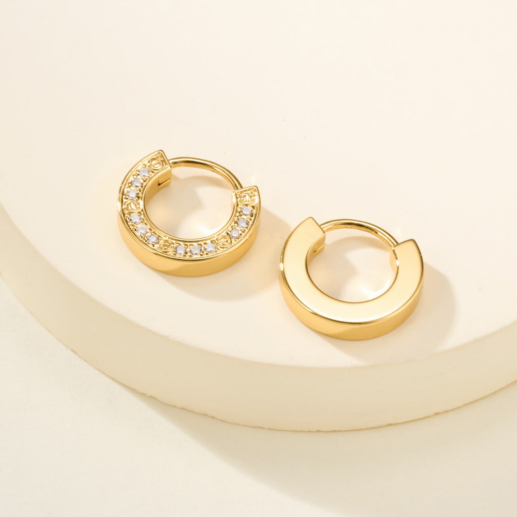 [Lumi Jewelry]LOVE DIAMOND EARRINGS