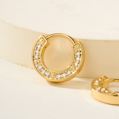 [Lumi Jewelry]LOVE DIAMOND EARRINGS