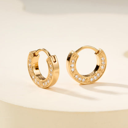[Lumi Jewelry]LOVE DIAMOND EARRINGS