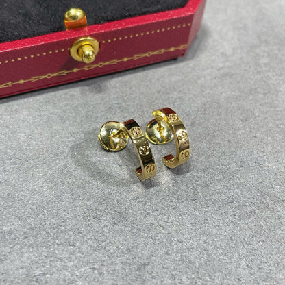 [Lumi Jewelry]LOVE EARRINGS 2.65 MM NO DIAMOND SMALL