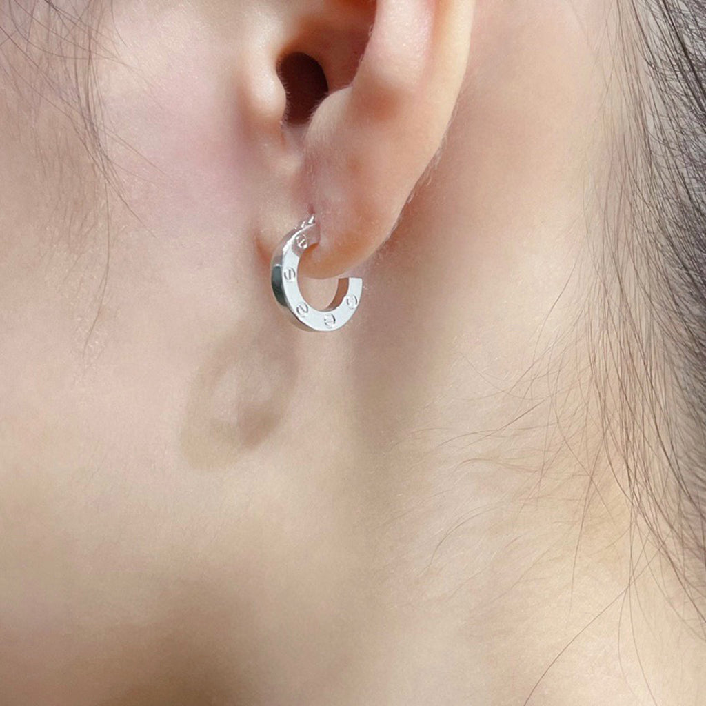 [Lumi Jewelry]LOVE MINI EARRINGS