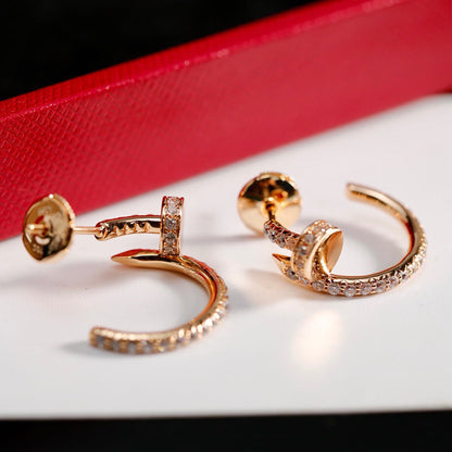 [Lumi Jewelry]JUSTE FULL DIAMOND SMALL EARRINGS