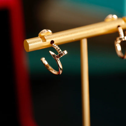 [Lumi Jewelry]JUSTE NO DIAMOND SMALL EARRINGS