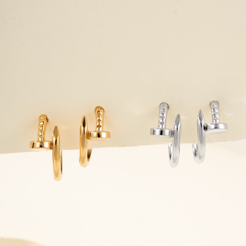 [Lumi Jewelry]JUSTE NO DIAMOND MINI EARRINGS