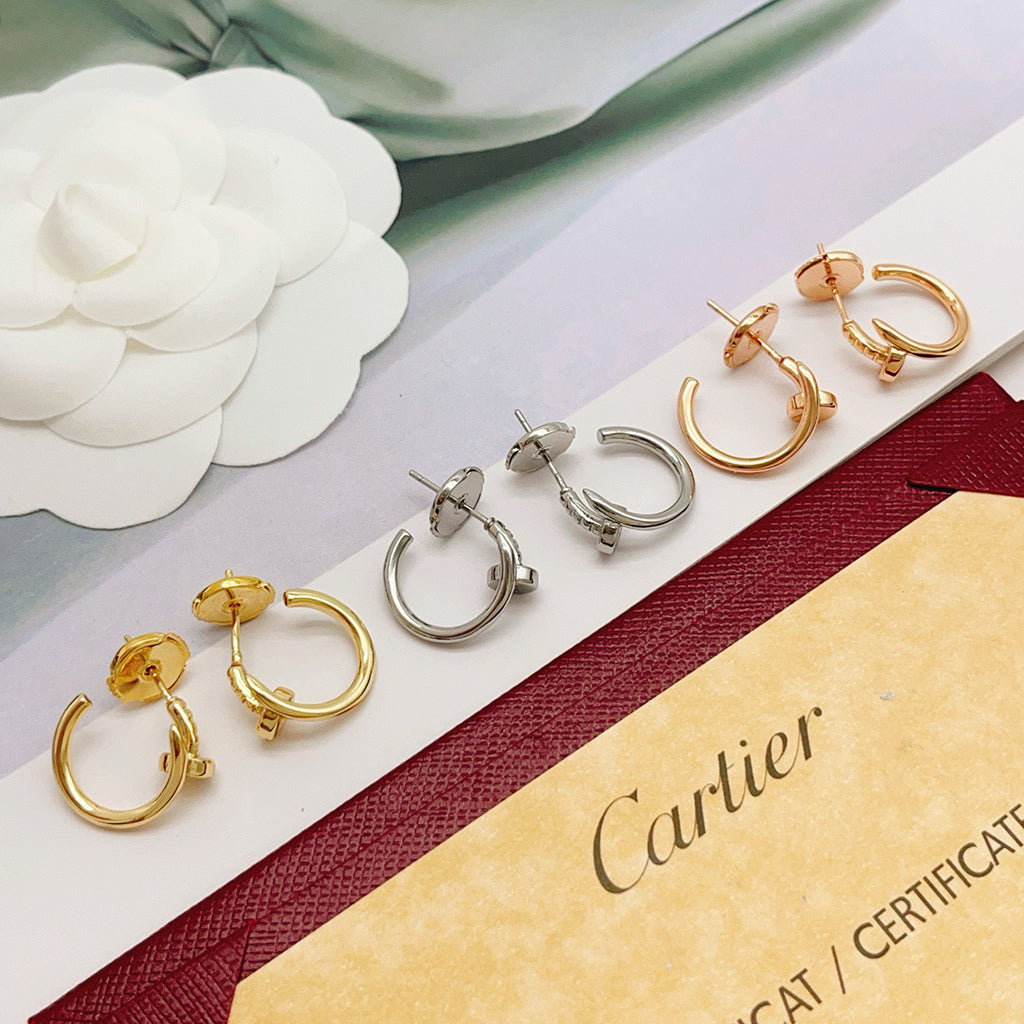 [Lumi Jewelry]JUSTE NO DIAMOND MINI EARRINGS